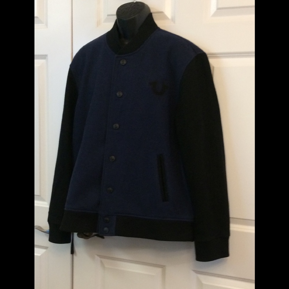 Men’s True Religion Varsity Jacket Size 2XL